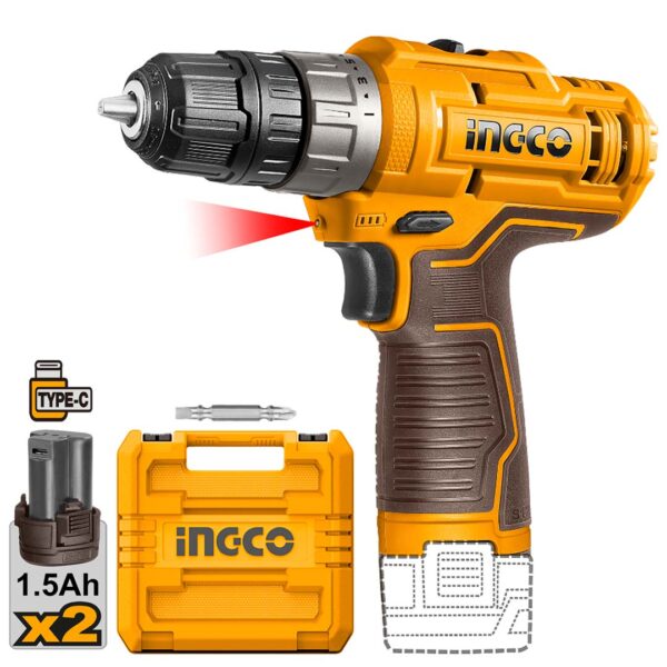 Visseuse Sans FIL 12V Lithium-Ion INGCO